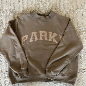 Parke Women's Tan Crewneck Jacket